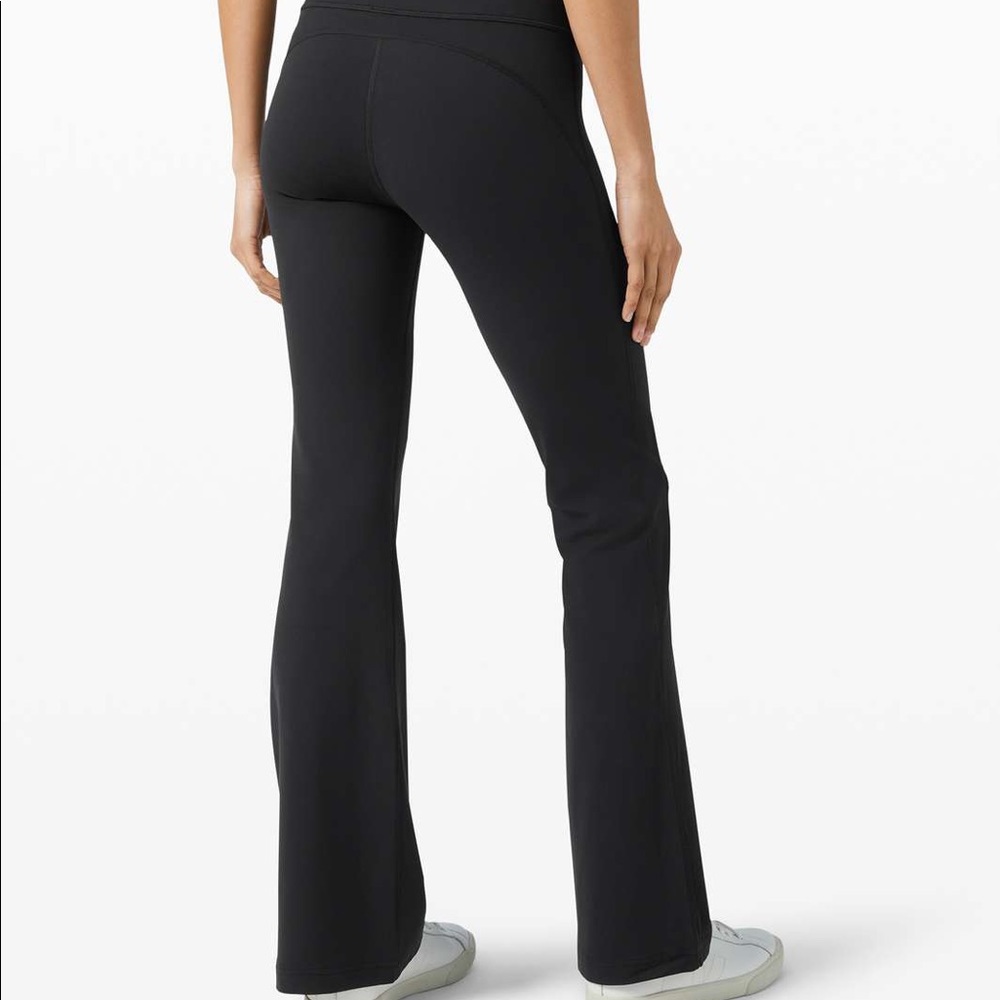 lululemon groove high rise flared pant nulu